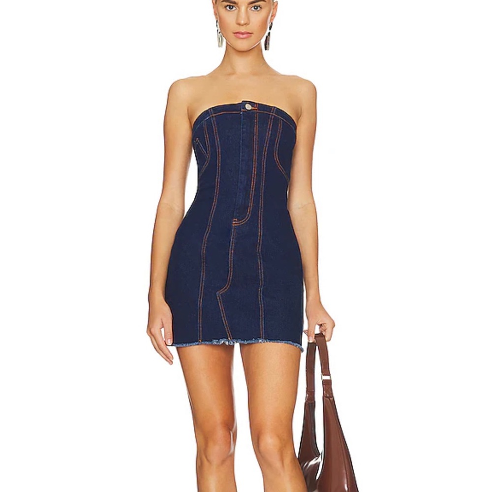 Super Down denim dress